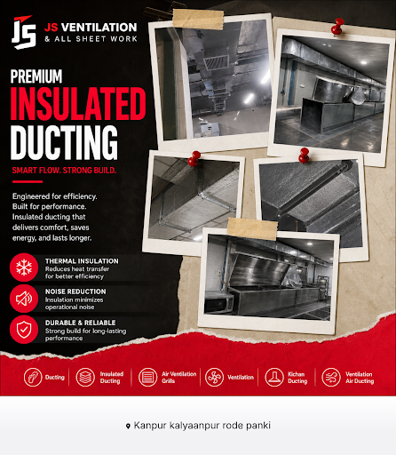 JS Ventilation and All Sheet Work specializes in high-quality ducting solutions, including insula…