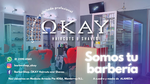 BarberShop. OKAY Haircuts & Shaves. (M. ARREOLA)
