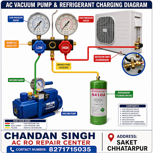 Best AC service technician Saket area neb Sarai freedom fighter best AC service centre best AC se… post image