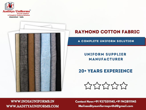 Raymond Cotton Fabric Available At Aaditya Uniforms post image