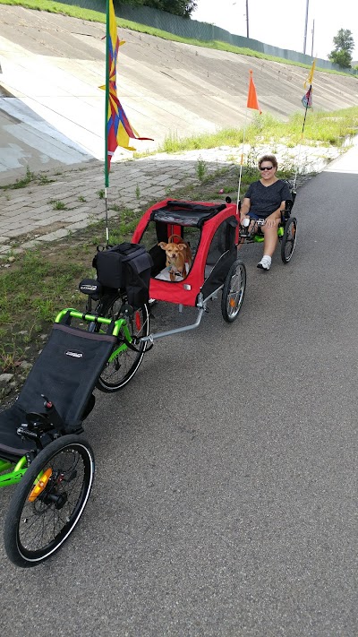 Great Miami River Bike Path Trail Head at Waterworks Park