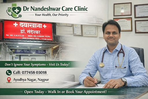 🌿 Your Health, Our Priority – Dr Nandeshwar Care Clinic, Ayodhya Nagar, Nagpur 🌿 post image