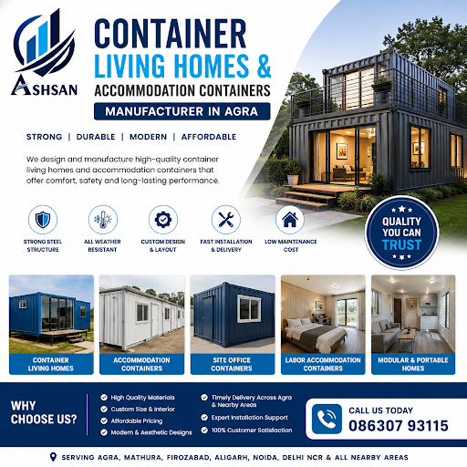 Container Living Homes & Accommodation Containers in Agra : Ashsan Enterprises