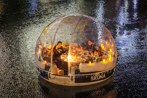 Skuna - Sauna, BBQ, Hot Tub & Igloo Boats (Canary Wharf)