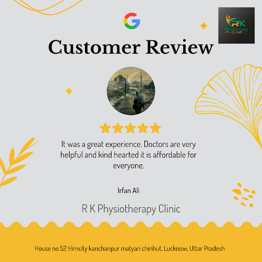 Irfan's remarkable experience at R K Physiotherapy Clinic Lucknow! He gave our state-of-the-art p… post image
