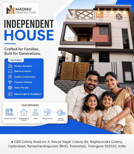 Experience the comfort and luxury of a new independent home with Madhu Constructions. Our team of… post image
