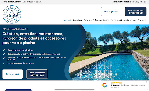 Photo de Plan Piscine - pisciniste, magasin d’accessoires