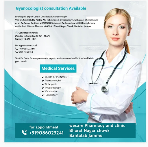 Gyanocologist lady doctor available at our clinic