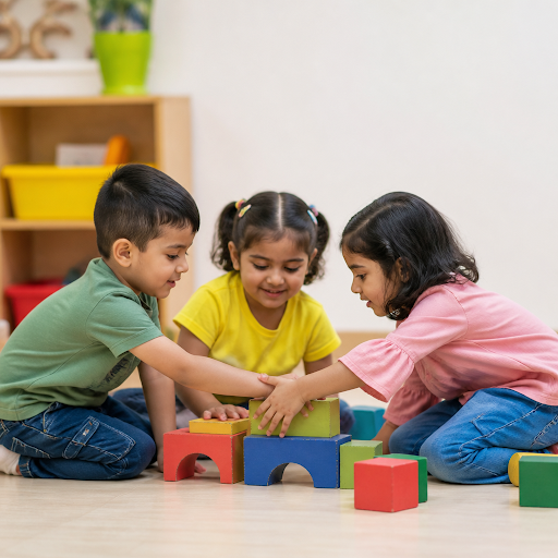 At Junior Hive Pre School Dwarka, we believe real learning goes beyond books. Our group play acti… post image