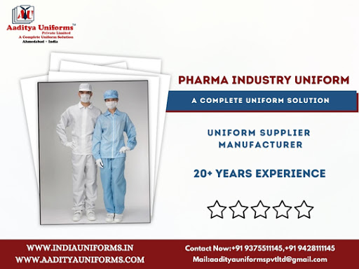 Pharma Industry Uniform Available At Aaditya Uniforms post image