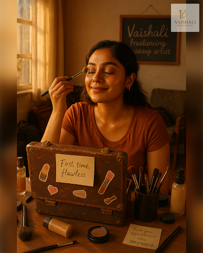 Get flawless, airbrush makeup in Udaipur! As a top-rated makeup artist in Udaipur, I, Vaishali, u… post image