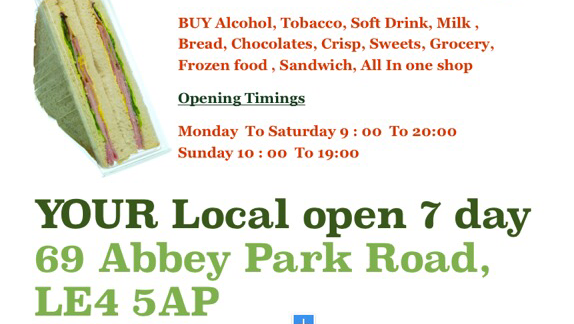 Your Local Convenience & off license - Leicester