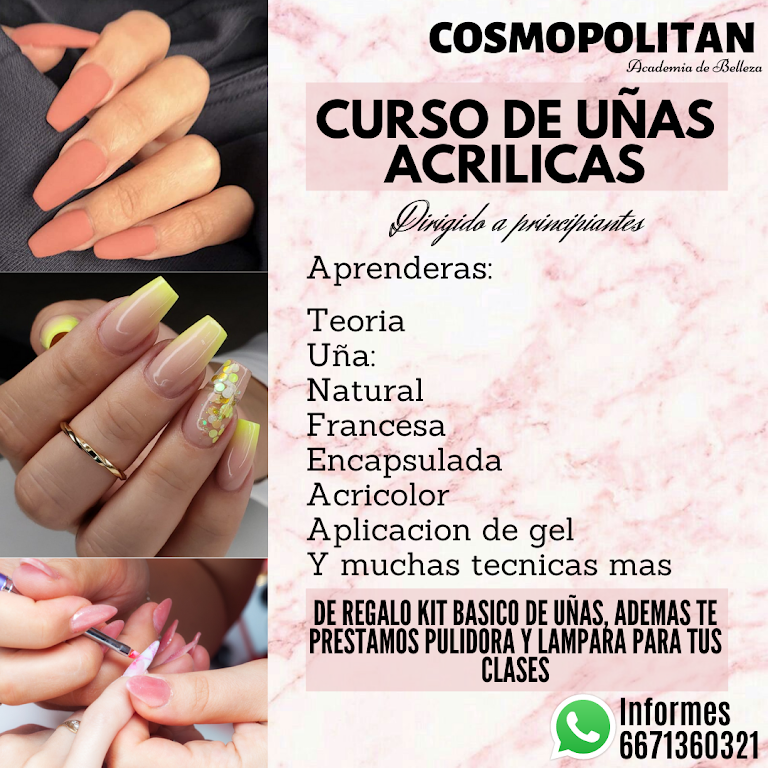 ACADEMIA DE BELLEZA COSMOPOLITAN - Academia De Estética en Culiacán Rosales