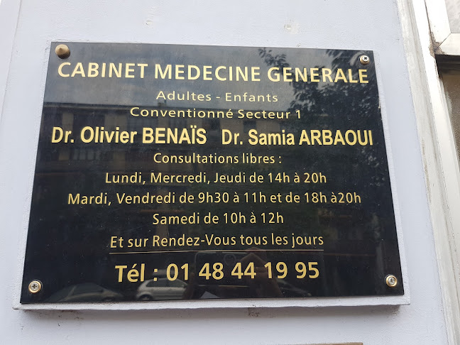 Opinii despre Benais Olivier în Romainville - Docteur