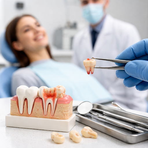 Wisdom teeth often erupt in cramped spaces, making them hard to clean and more prone to decay, pa… post image