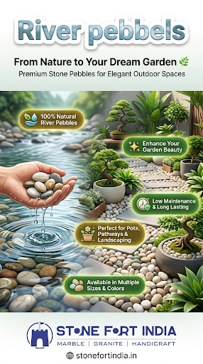 🌿 Transform Your Garden with Natural Stone Pebbles 🌿 post image