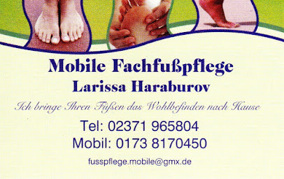 Mobile podologische Fußpflege Larissa Haraburov