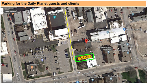 The Daily Planet Building Parking