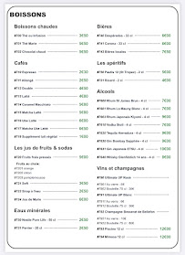 Menu Cosy Brunch Page 1