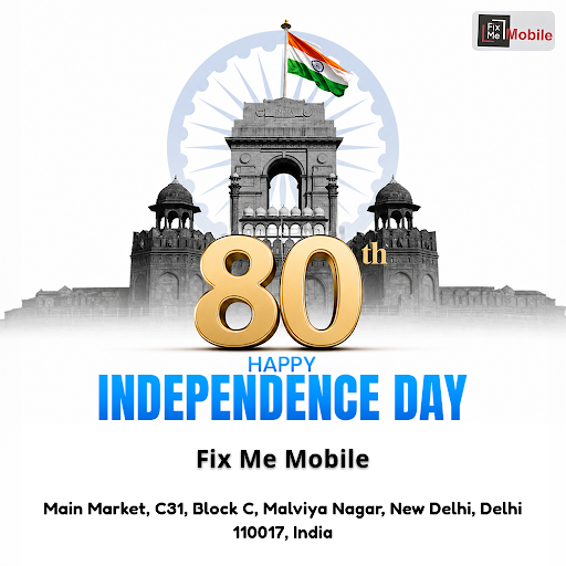 Celebrate Independence Day with gratitude and pride. Trust Fix Me Mobile, your reliable delhi pho…