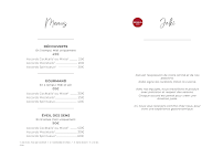 Menu Joki Restaurant Page 1