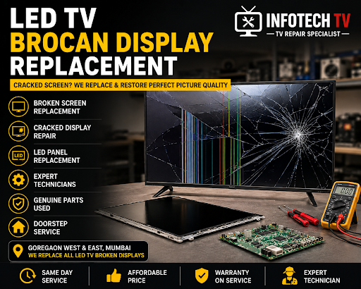 LED TV Display Replacement Near Me Service Areas post image