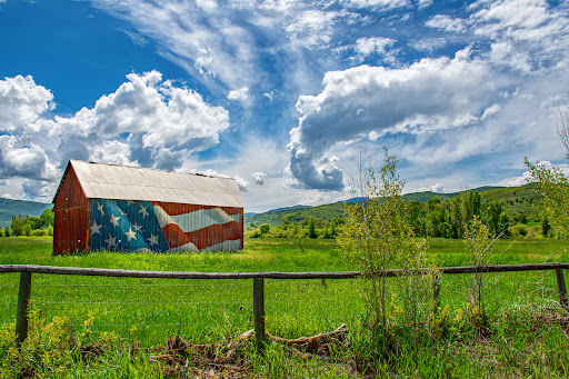 The American Flag Barn