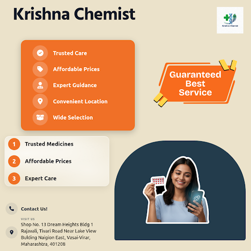 Krishna Chemist provides a wide range of trusted pharmaceutical products and healthcare services… post image