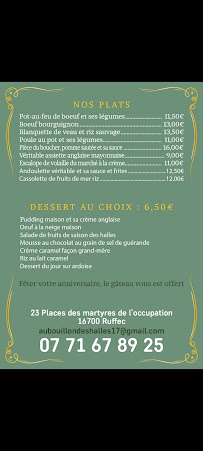 Menu Au bouillon des halles Page 2