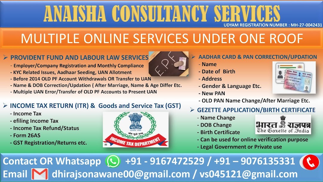 ANAISHA CONSULTANCY SERVICES - Consultant in Ulwe