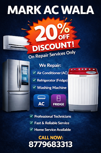 20% Discount Ac Fridge And Washing Machine repair