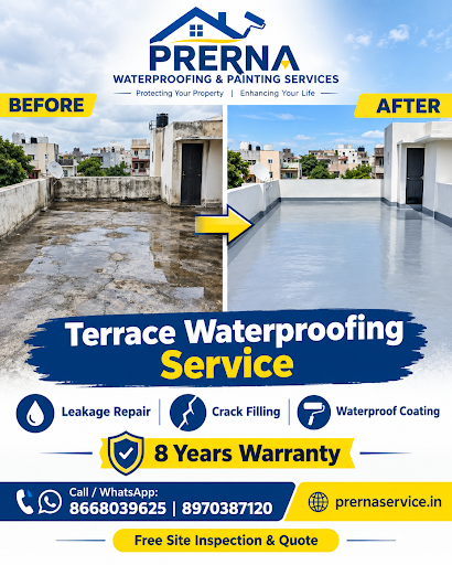 Terrace Waterproofing & Crack Filling in Bangalore

Terrace 