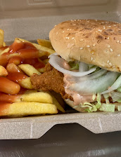 Chicken Fillet Burger & Chips