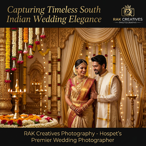Capturing the magic of South Indian weddings in Hosapete can be tricky without the best South Ind…