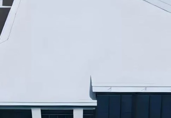 PVC roof installed to the building in Chesterland OH