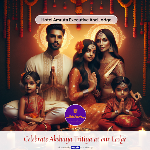 Experience the joy of Akshaya Tritiya with your loved ones at Hotel Amruta Executive And Lodge in…