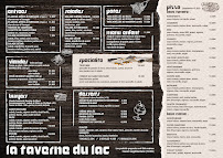 Menu La Taverne du Lac Page 1