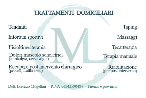 Fisioterapia a Domicilio - Dott. Lorenzo Mugellini - Physio at your home & workplace - Thumbnail