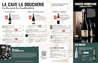 Menu Restaurant La Boucherie Page 10