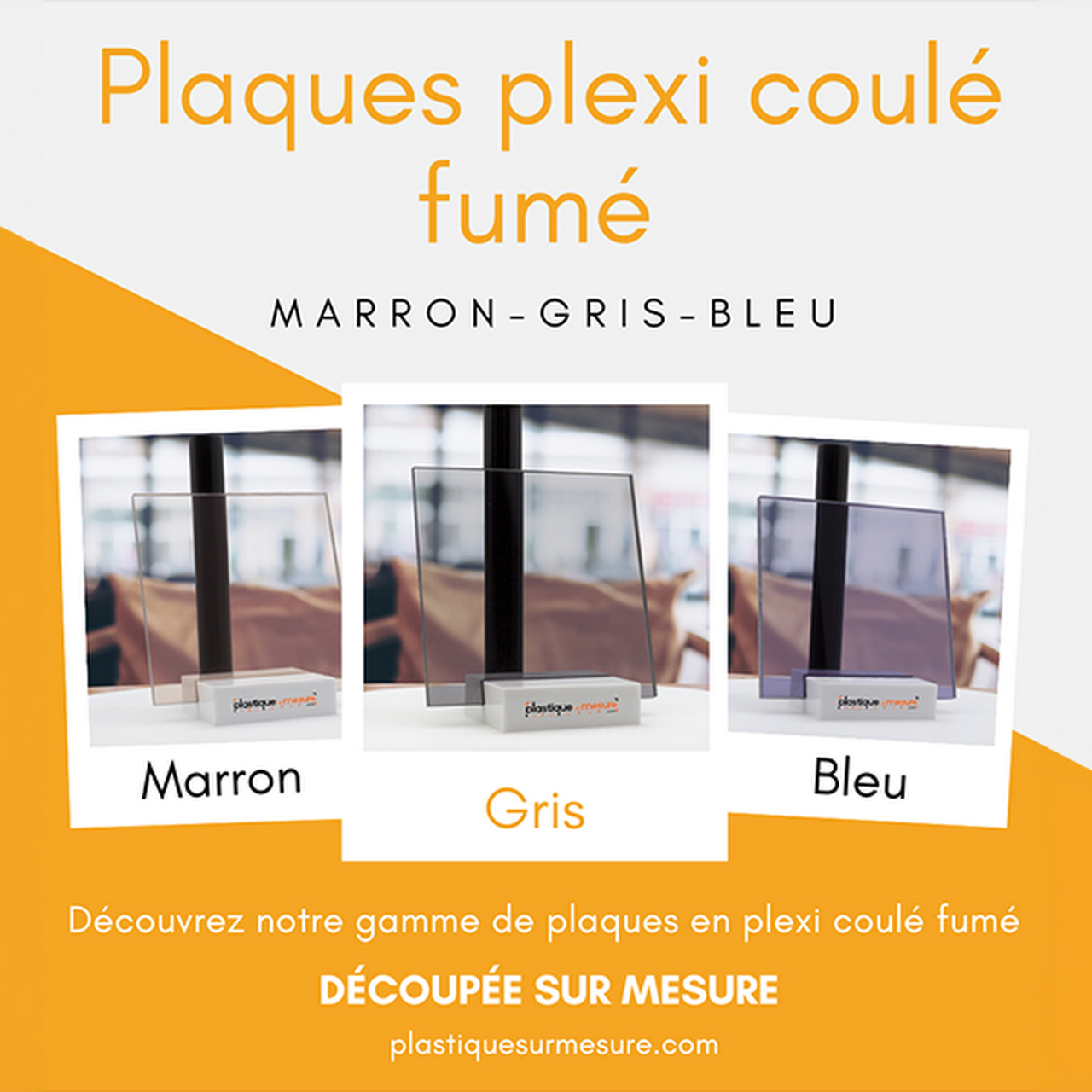 Achetez des plaques plastiques PLEXIGLAS® découpé sur mesures