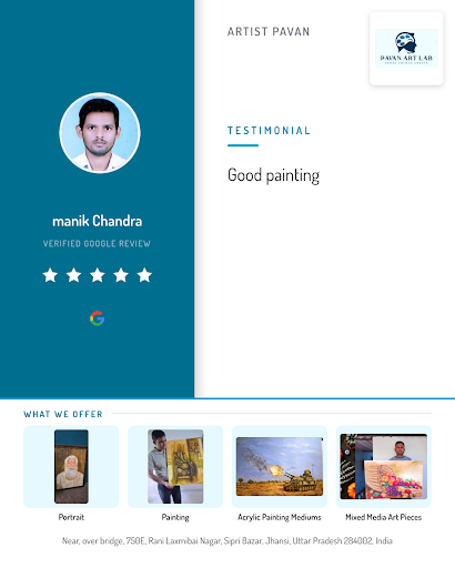 Manik Chandra recently experienced exceptional service at Artist Pavan, a renowned painting studi… post image