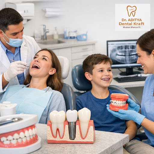 Worried about tooth pain, bleeding gums or crooked teeth? At Dr. Aditya Dental Kraft in Ghaziabad… post image