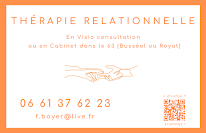 Françoise BOYER Psychothérapie relationnelle à Busséol