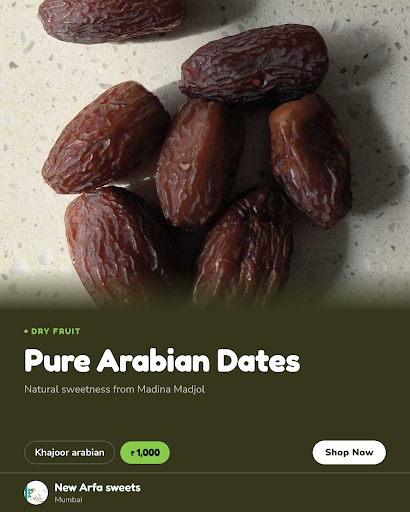 Discover premium Khajoor Arabian at New Arfa Sweets, your trusted sweet shop in Mumbai. Perfect f… post image