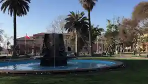 Fountain on Plaza de Armas, La Serena, Coquimbo Region, Chile, South  America Stock Photo - Alamy