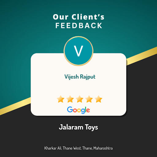 Vijesh from Thane raves about Jalaram Toys' exceptional service! He loved the vast collection of… post image