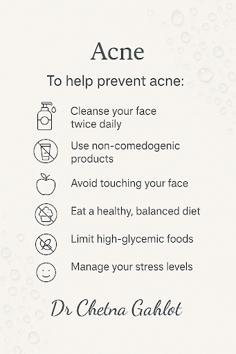 ✨ Say Goodbye to Acne – Start with Simple Habits! ✨ post image