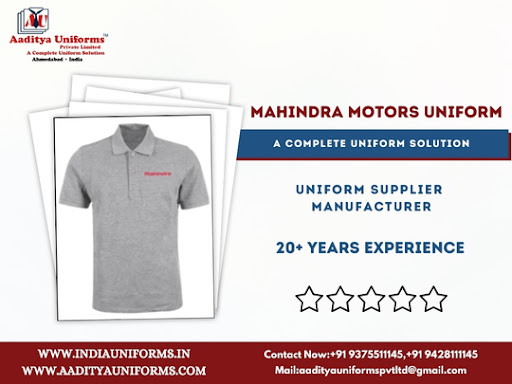 Mahindra Motors uniform Available At Aaditya Uniforms post image