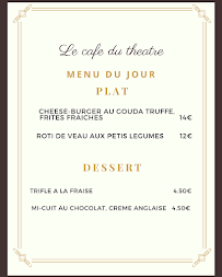 Menu Bar-Restaurant - Café du théâtre Page 15