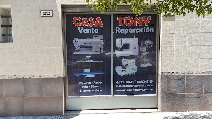 Máquinas Tony Venta y Reparación Máquinas de Coser, Author: Alejandro Vera